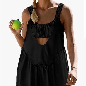 Women’s black workout dress (free-people look-alike) never worn! Size small